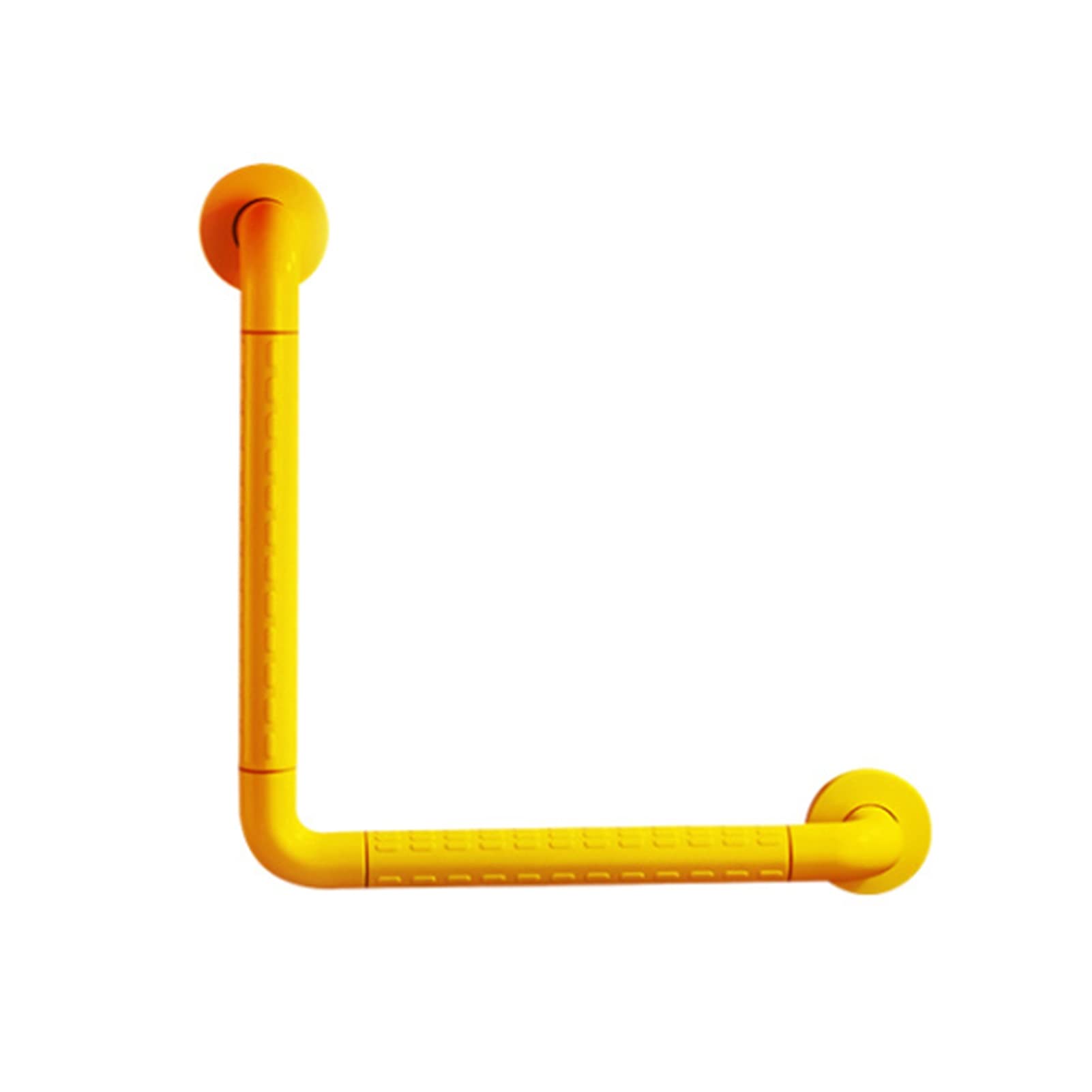 Barras de Apoyo para baño, pasamanos de Seguridad Moderno de Acero Inoxidable con Barra de Ducha Antideslizante con Efecto Fluorescente (Amarillo).