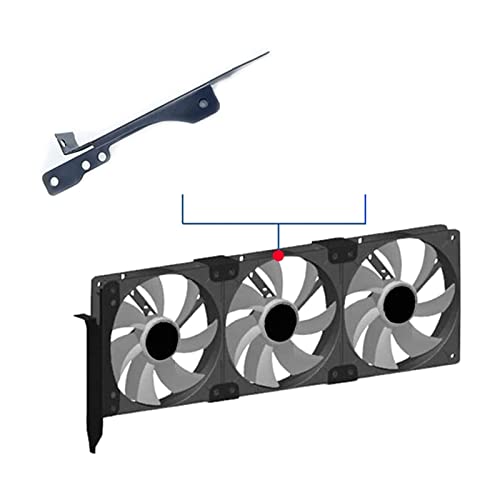 Soporte para ventiladores dobles PCI para refrigeración de tarjetas gráficas miniatura 2