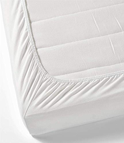 LUXURIOUS BEDDING 1000-Thread-Count 100% Egyptian Cotton Bed Sheets, 4-Pc Upto 20" Deep Pocket (1 Fitted + 1 Flat + 2 pillowcase) Double Size(80x80in.),White - Image 3