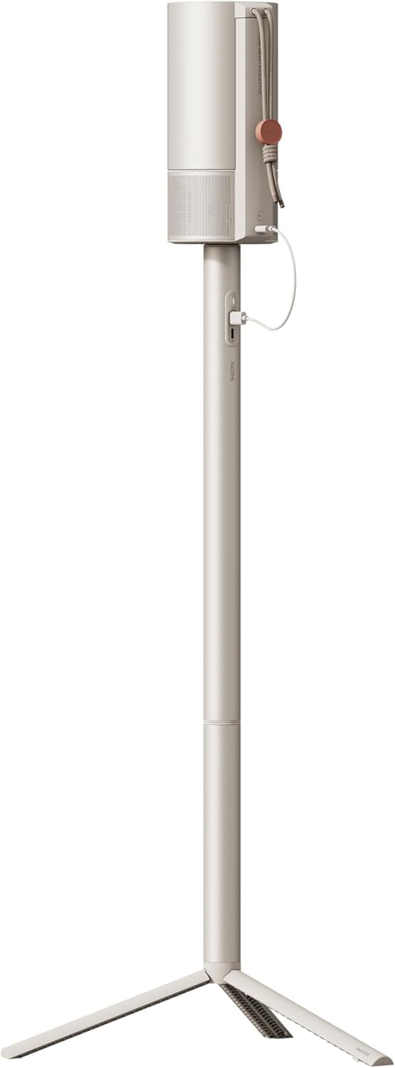 MoGo 3 Pro Outdoor Projector with PowerBase Stand, 2.5hrs Battery, Google TV with Licensed Netflix, Build-in Adjustable Stand, 450 ISO Lumens, ISA 2.0, 2 x 5W Harman Kardon