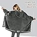 Oversized Hoodie Sweatshirt Poncho, Casual Hoodie Cape, Batwing Coat Pullover Blanket | Fluffy Sherpa, Comfortable, Roomy | for Adults Women Men