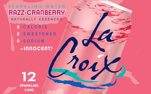 Image of La Croix Sparkling Water, Razz-Cranberry, 12 Fl Oz (pack of 12)