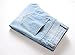 Men's Ripped Straight Fashion Jeans Slim Fit Stretch Classic Comfort Pants with Holes Distressed Denim Pants (Light Blue,34)
