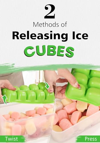 Doqaus IC3C-M-GN-4 Ice Cube Tray With Lid And Bin thumb #2