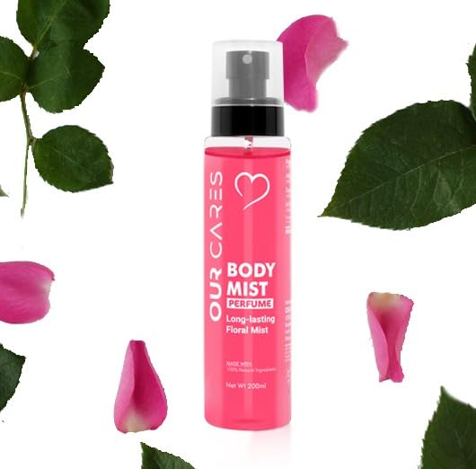 Salasar Ayurveda by Our Cares Body Mist Perfume Long-Lasting | Floral | Sulphate Free | Parabean Free | Cruelty Free | Refreshing | Relaxing | Revitalise | Soothing Fragrance Ideal For Womens, 200Ml.-image-23