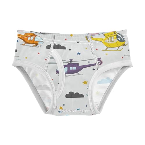 Colorful Helicopters Toddler Boy's Underwear 2T 202c1212