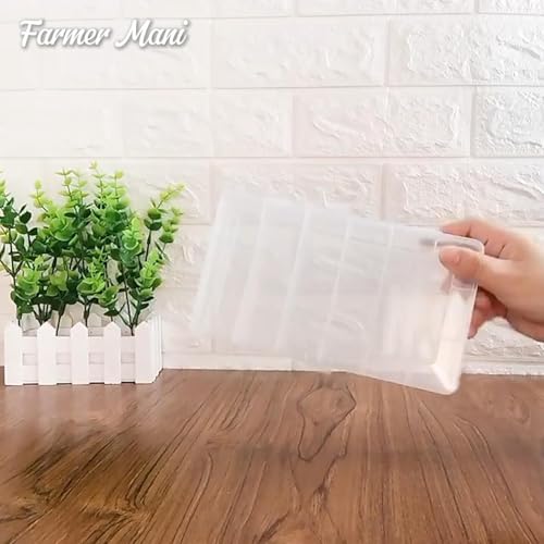Image of 6 Grids Clear Plastic Organizer Box, Bead Storage Containers, Craft Organizers and Storage Beads Organizer, Art DIY, Crafts Jewelry Storage, Fishing Tackles, 2 PACK