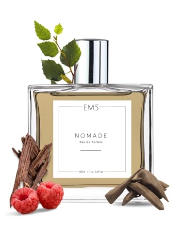 Image of EM5 Nomade Perfume for Him /Her | Amber Oud Smoky leather Accords | Unisex Perfume Spray for Men & Women | Strong & Long Lasting Fragrance | 50ml