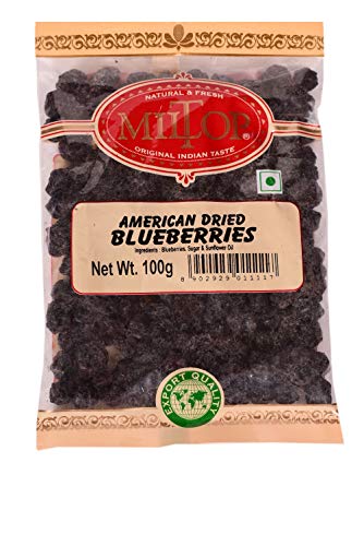 Image of Miltop American Dried Blueberries, 100g