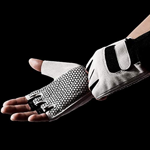 CLISPEED Luvas de Treino Levantamento de Peso Levantamento de Peso Ginásio Fitness Esportes Biciclet