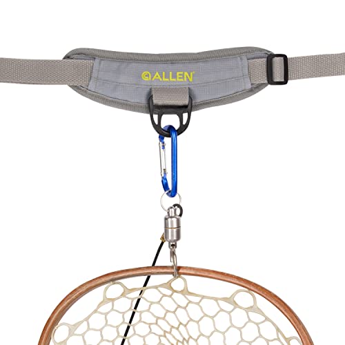 Allen Company Bear Creek Micro Fishing Chest Pack, Fits Up To 2 Tackle/Fly Boxes, 91 Cu In / 1.5 L, Gray/Lime, 6377 #TOP4