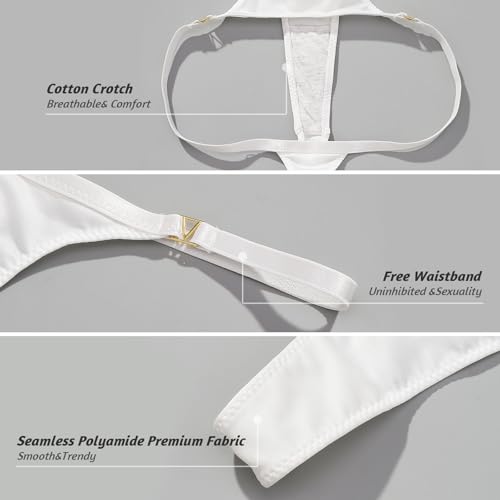 XI LIU 6 Pack G String Thongs for Women Sexy Low Underwear T Back thong Breathable Panties4