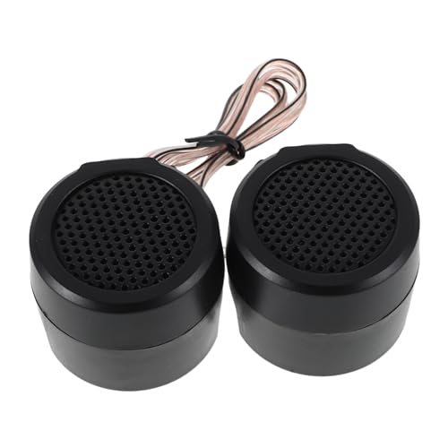 PRETYZOOM 1 Pair Car Audio Tweeters Round High Frequency Dome Speakers for Car Stereo System Easy Installation Sturdy Construction Compact Design for Enhanced Sound Quality