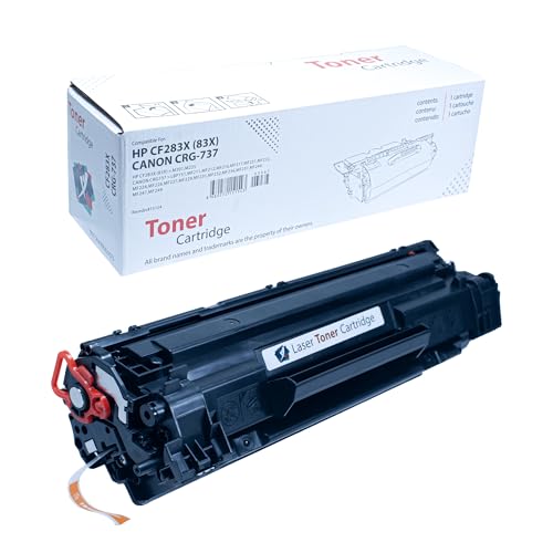HP 83A 83X CF283A CF283X Uyumlu Çipli Muadil Toner - HP LaserJet Pro M127fw M125nw M127fn M125a M201dw M225dn (2.500 Sayfa/Yüksek Kapasite)