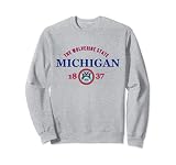 Bandera del orgullo de Michigan Nativo del Estado Wolverine Sudadera