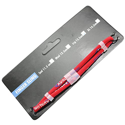 Lq Industrial Archery Finger Sling 13.5Cm / 5.31Inch Red Adjustable Bow Finger Sling For Recurve Bow Hunting Shooting Archery Fingersling #TOP3