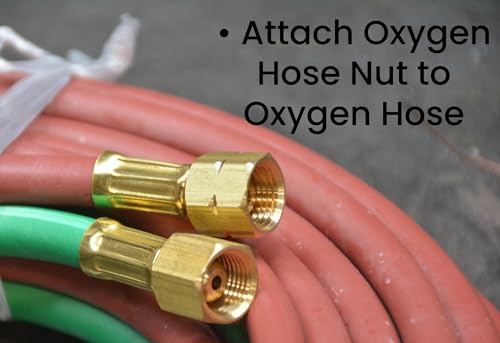Hot Max 24128 Oxygen Hose Nuts, RH Thread, B Size, 2-Pack