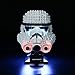 LIGHTAILING Jeu De Lumières pour (Star Wars Casque de Stormtrooper) Modèle en Blocs De Construction - Kit De Lumière A LED Compatible avec Lego 75276 (Ne Figurant Pas sur Le Modèle)