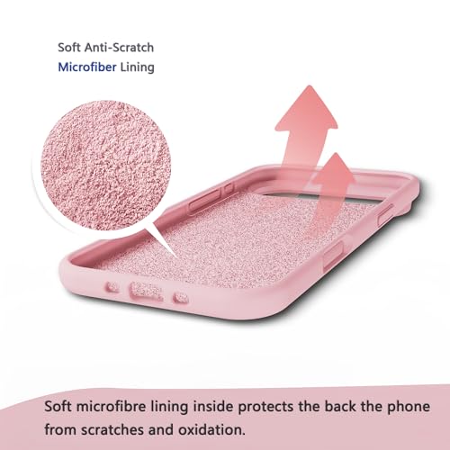 Image of iPhone air Case Silicone,Soft Microfiber Lining(Rose Pink)