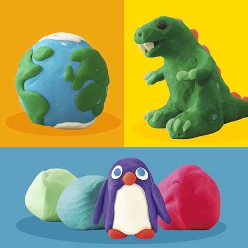 Play-Doh Super Colour Set mit 20 Dosen Modelliermasse (insgesamt 1,6 kg), Bastelset zum gemeinsamen Spielen oder als kreatives, für Kinder ab 3 Jahren