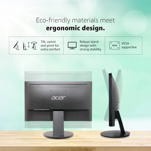 Acer K202Q 19.5 Inch HD+ 1600 X 900 Pixels LCD Monitor with LED Backlight I 200 Nits Brightness I VGA, HDMI Port with Inbox HDMI Cable I Eye Care... - Image 6