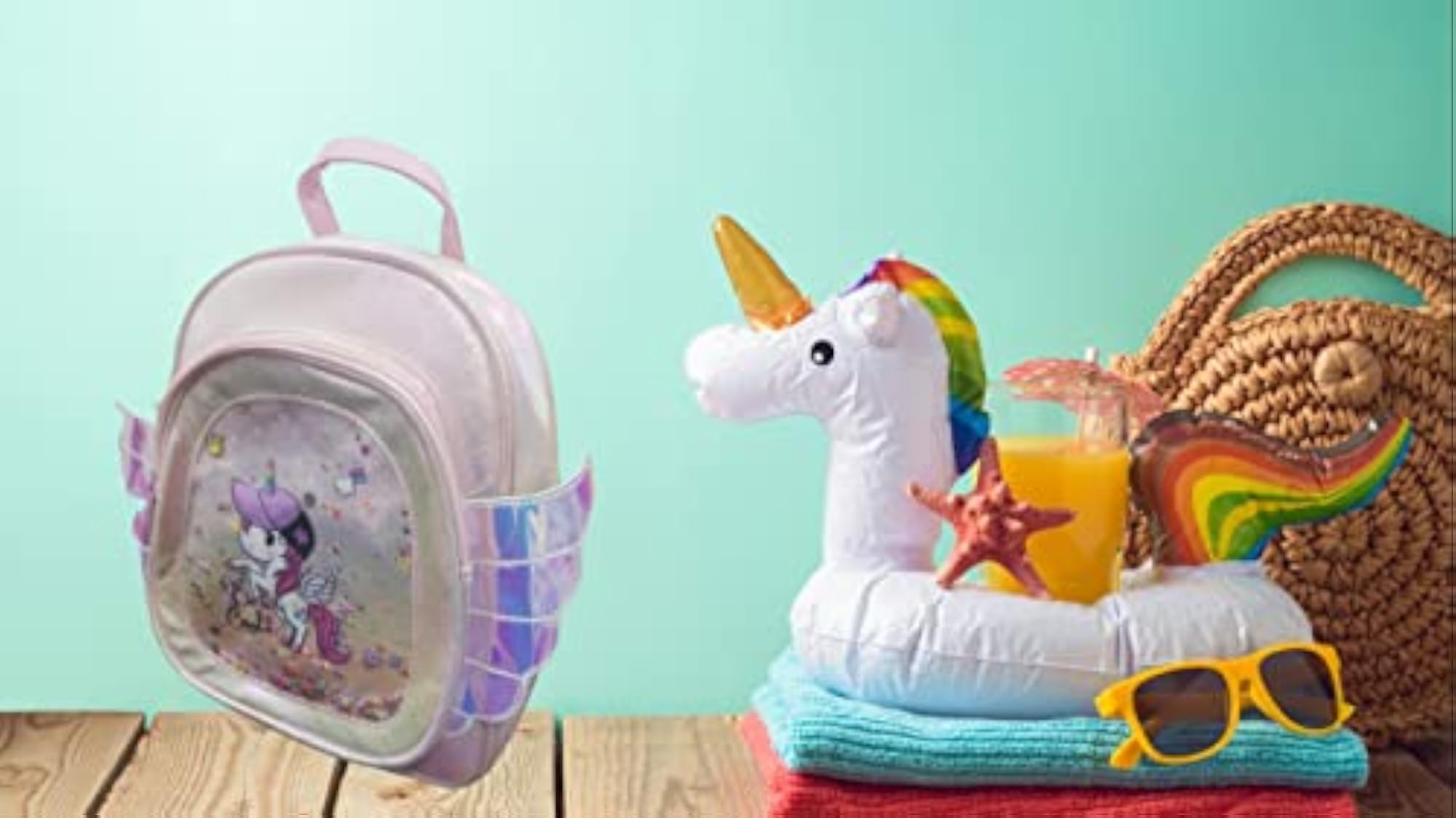 Unicorn Wings Glitter Backpack for Kids