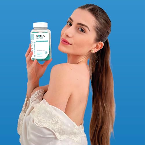 Melatonina + Ácido Hialurônico Gomic Night - 30 Gummy - Sabor Frutas Vermelhas