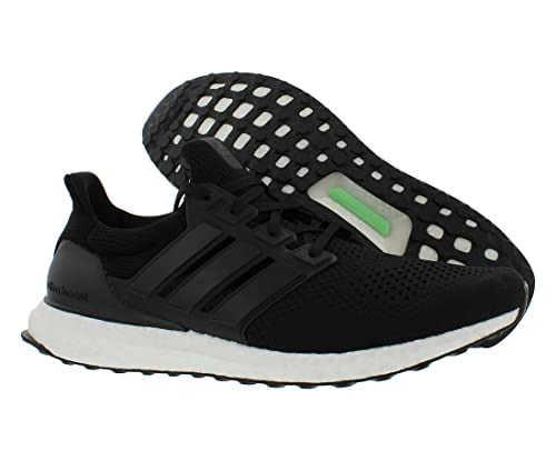 Image of adidas Ultraboost 1.0 Mens Shoes Size 10.5, Color: Core Black /Core Black /Beam Green-Black