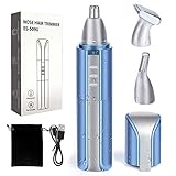 JSTLKT Nose Trimmer for Men Waterproof 3 in 1...