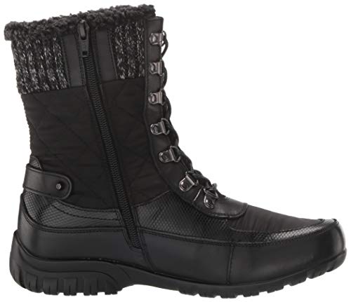 Propét Women's Delaney Frost Snow Boot, Black, 9.5 #TOP5