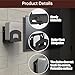 IRONDIY Cable Box Mount,Adjustable Wall Mount Holder for Small and Narrow Devices Like Cable Boxes,DVD Players,Modems,Streaming Media Devices and Other Media Players