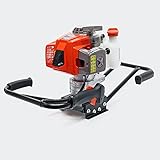 El ahoyador consigue perforaciones rápidas y limpias gracias a sus 183 rpm.
