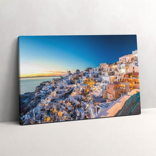 Image sur toile 60x40cm Santorin impression haute définition finitions d'art