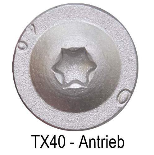 100 viti per pali di collegamento., 116T08x40