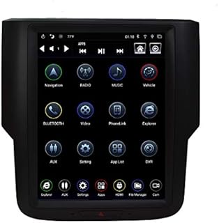 LINKSWELL Gen IV T-Style 10.4 Inch Radio Replacement for RAM 2013-2018 Trucks 1500 2500 3500 GPS Navigation Android Head Unit Multimedia Player HDMI/BT/USB/AUX/WiFi Car Stereo TS-DGPU10-4RR-4B