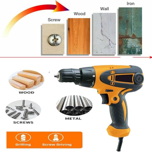 Image of MLD Electric Screwdriver Drill Machine | Left /Right rotation | Mini Polisher Machine 350W, Copper Armature, Chuck 10mm, 750RPM (Electric screwdriver Polisher 3 inch)