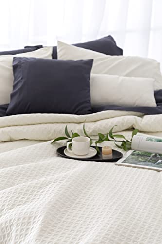 Miniatura 6 de Todocama Colcha Boutí Fina Con Diseño Piqué, Para Primavera, Verano, Otoño E Invierno, 100 Microfibra Extra Suave, Cubre Cama Multiusos, Cama 150, Beige, 250 X 260 Cm