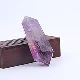 Hongjintian Natural Rock Amethyst Reiki Healing Quartz Crystal Points / Column APPROX. 3.15inches (Error 5mm)