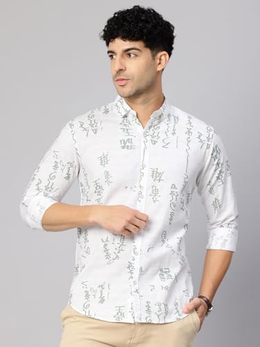 Image of Majestic Man Men's Stylish Unique Print Casual Shirt - Pure Cotton| Full Sleeve | Trendy & Comfortable