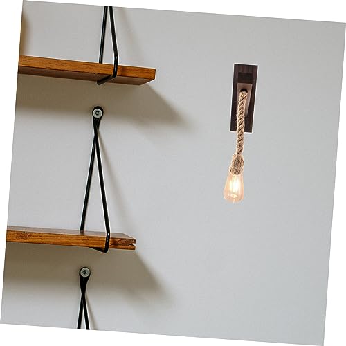Lámpara de pared rústica para decorar salas y pasillos retro 7