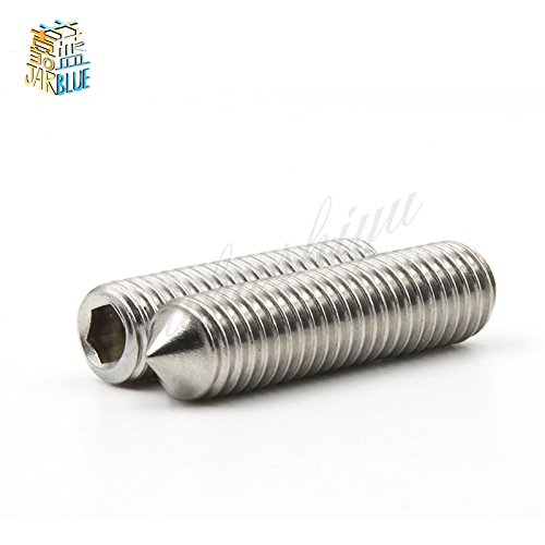 Shomy M4, 5mm 50Pcs DIN914 M3 M4 M5 304 Stainless Steel Grub Screws