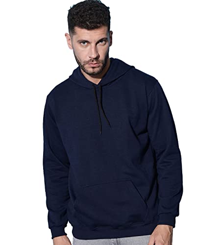 Image of Men's Cotton Blend Hooded Sweatshirt