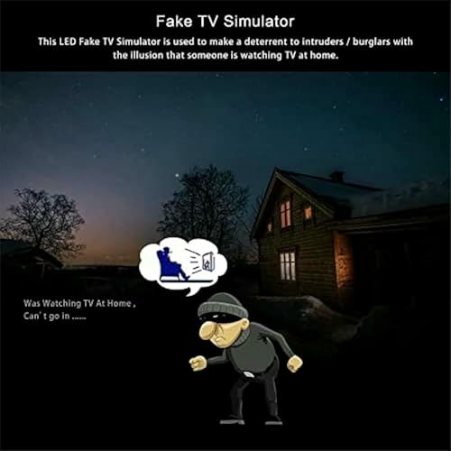 Faux simulateur de télévision LED lampe sécurité maison anti-vol