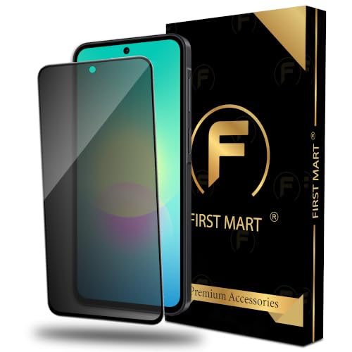 Image of FIRST MART Privacy Tempered Glass for Samsung Galaxy A27 | Anti-Spy Screen Protector, Edge-to-Edge 9H Scratch Protection, Case-Friendly, Bubble-Free | Pack of 1