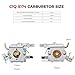 Kuupo 136 141 142 Carburetor for Husqvarna 36 41 137 137E 141LE 142E Chainsaw Replace for Husqvarna 530071987 545013503 545057701 for Poulan Pro 295 PP4620AVX for WT-239 W-29 WT-834 WT-289 WT-285