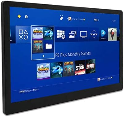 17.3 inch IPS 120Hz Refresh Rate 1080P Portable Mini HDMI Monitor PC Laptop Second Screen with Speaker Wall Mount