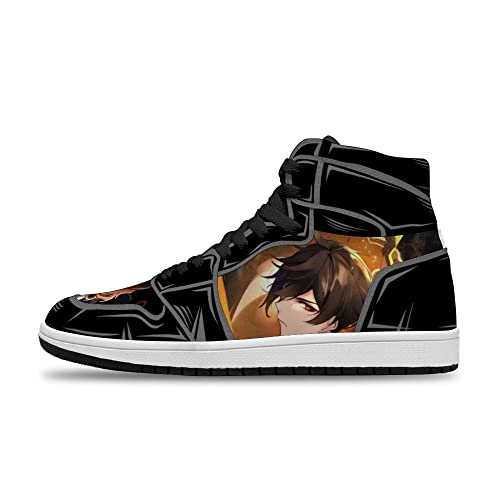 Chaussures de basket-ball anime respirantes lacets pour homme et femme taille 42 1/3