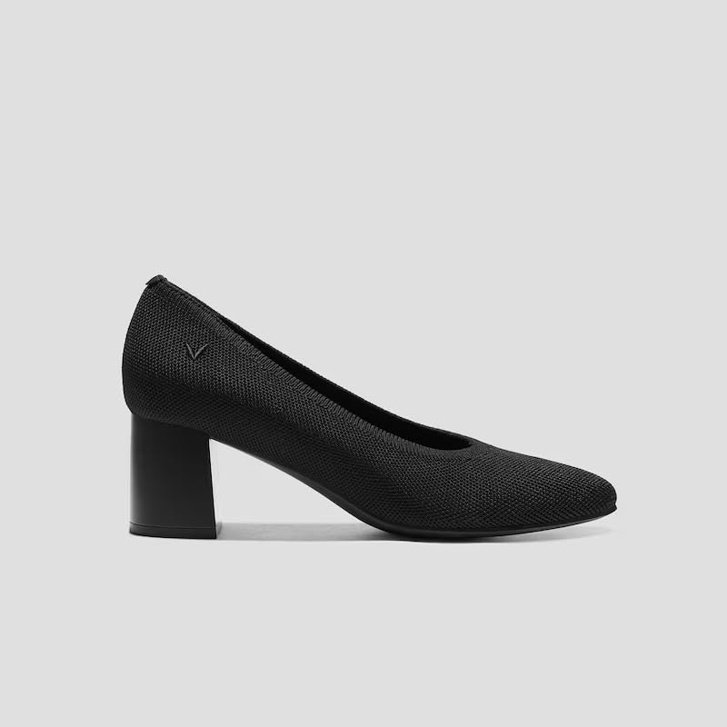 VIVAIA Elize Square-Toe Wedge Heels – Stylish & Supportive Chunky Heels with Arch Support for All-Day Comfort3