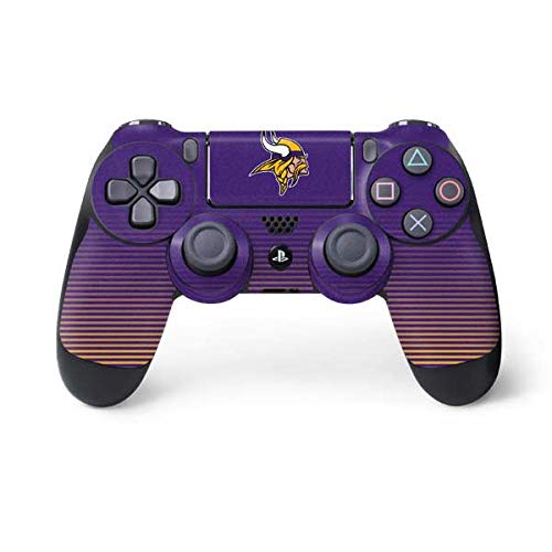 Skinit Decal Gaming Skin Compatible with PS4 Controller - Officially Licensed NFL Minnesota Vikings Breakaway Design