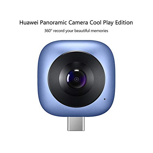Image of Huawei envizion 360 Panoramic Camera coolplay CV60 Lens hd 3D Live Motion Camera Android 360 Degree Wide Angle Phone External Type-C Port (Blue)